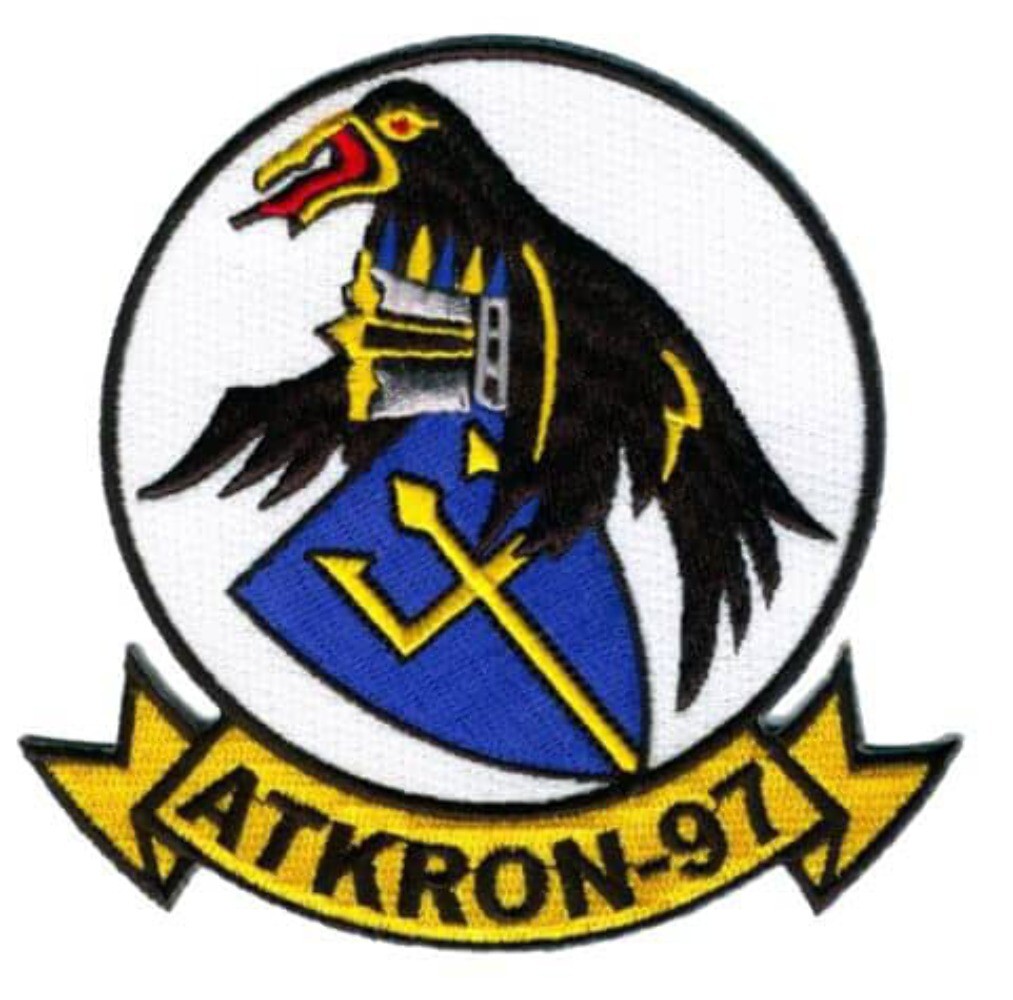 VA-97 Warhawks Squadron Patch  –Sew On, 4 in