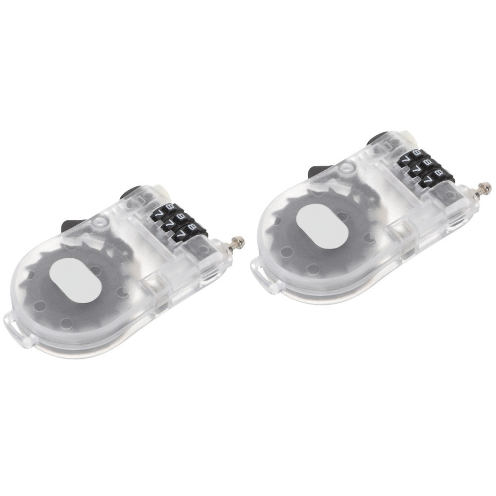 2 PCS Password Lock Bike Combination for Snowboard Lightweight Ski