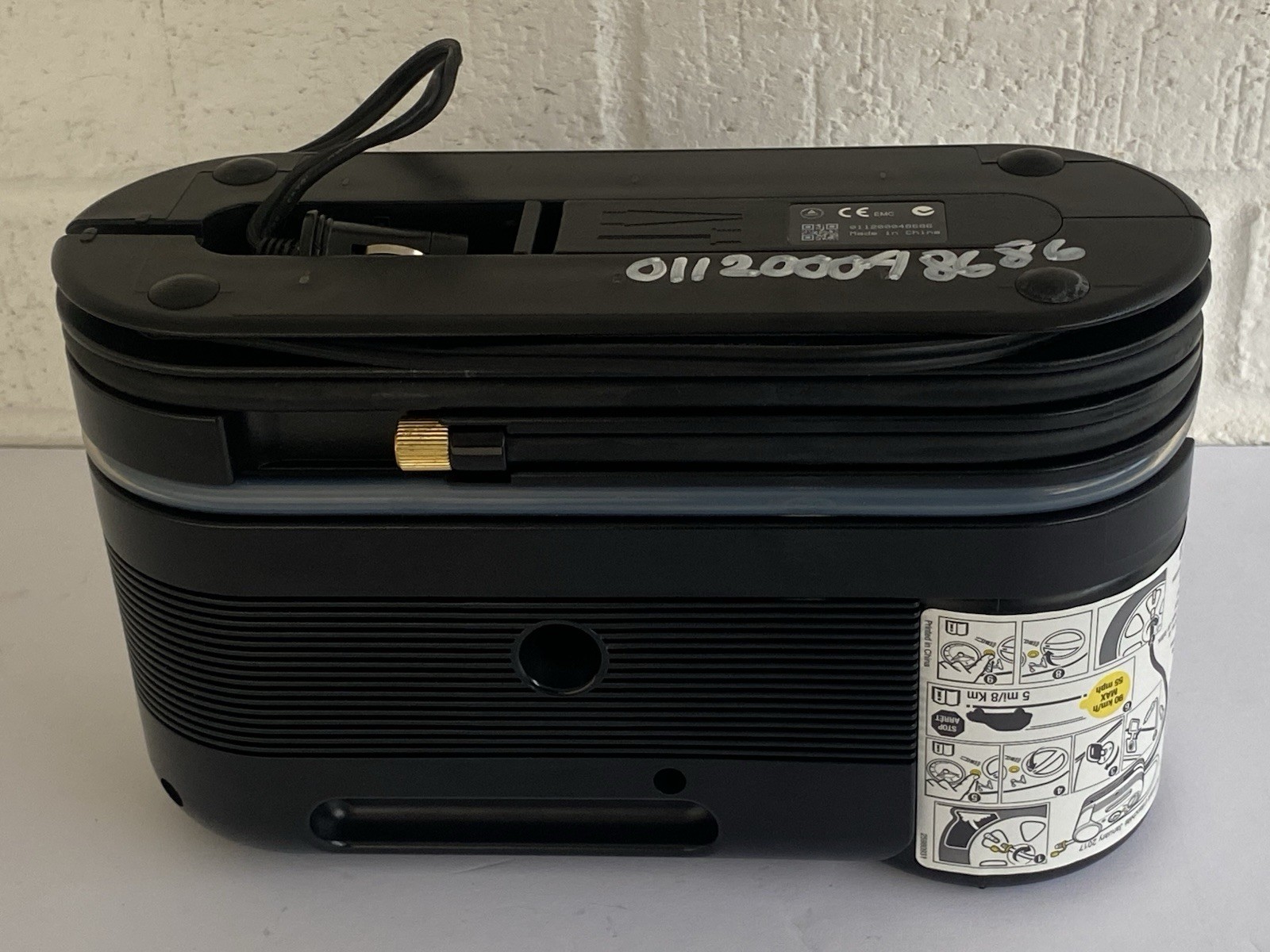 2010 2012 CADILLAC SRX SPARE TIRE ROADSIDE COMPRESSOR INFLATOR