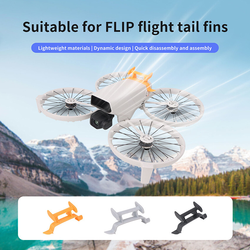 For DJI FLIP Drone Flight Tail Reduces Airflow Drag Tail Snap-on Fixed Mount