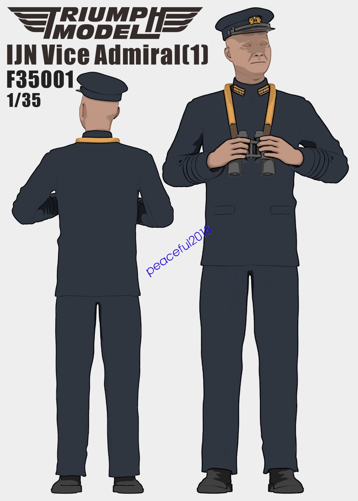 Triumph Models F35001 1/35 IJN Vice Admiral 3D Printed Model