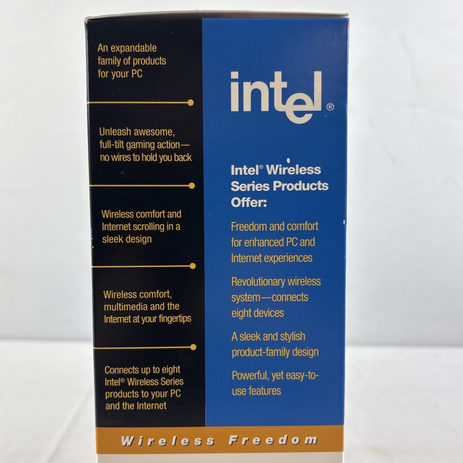 Intel Wireless Series Gamepad Accessory NEW In Box Bigbox PC Windows Vintage