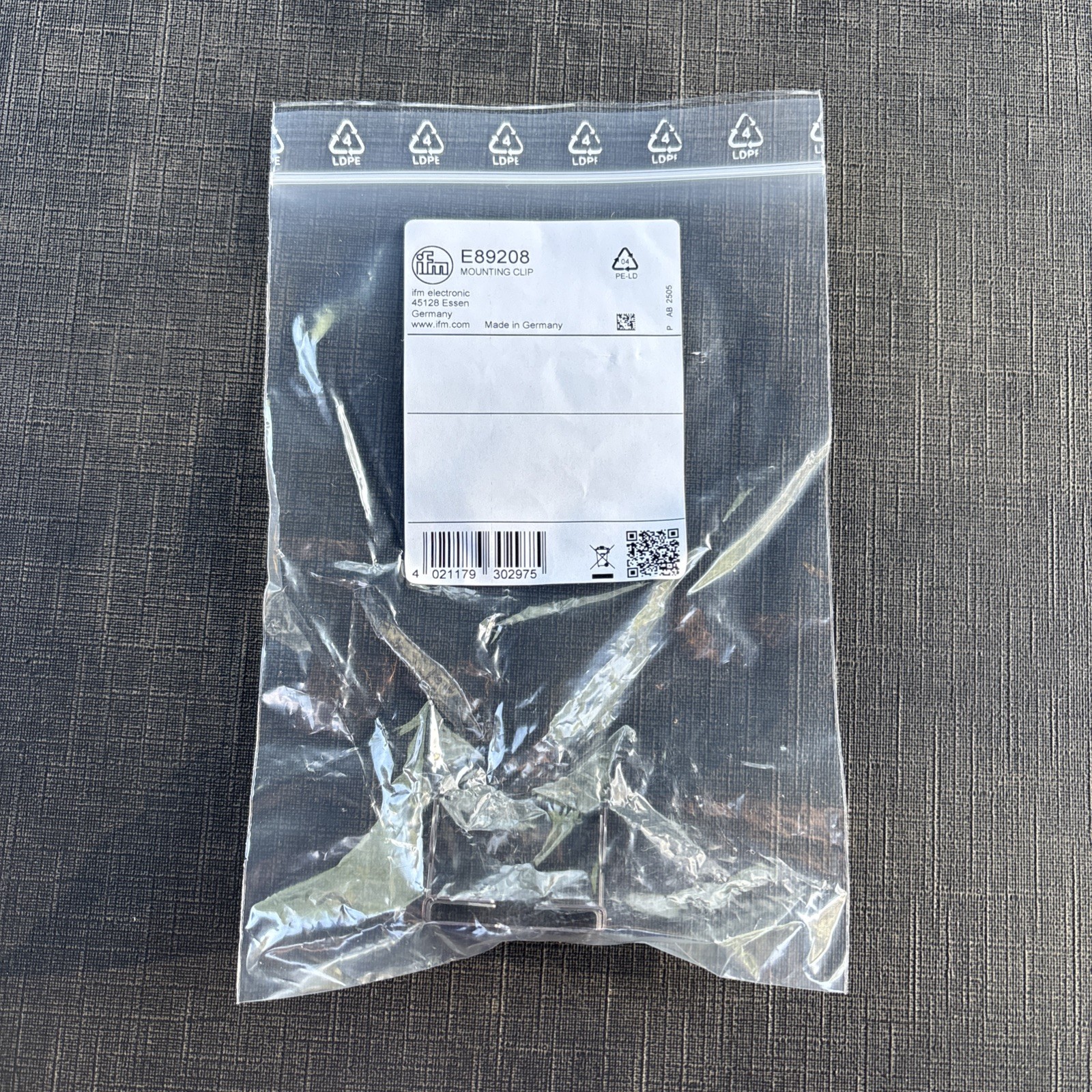 IFM E89208 Mounting Clip