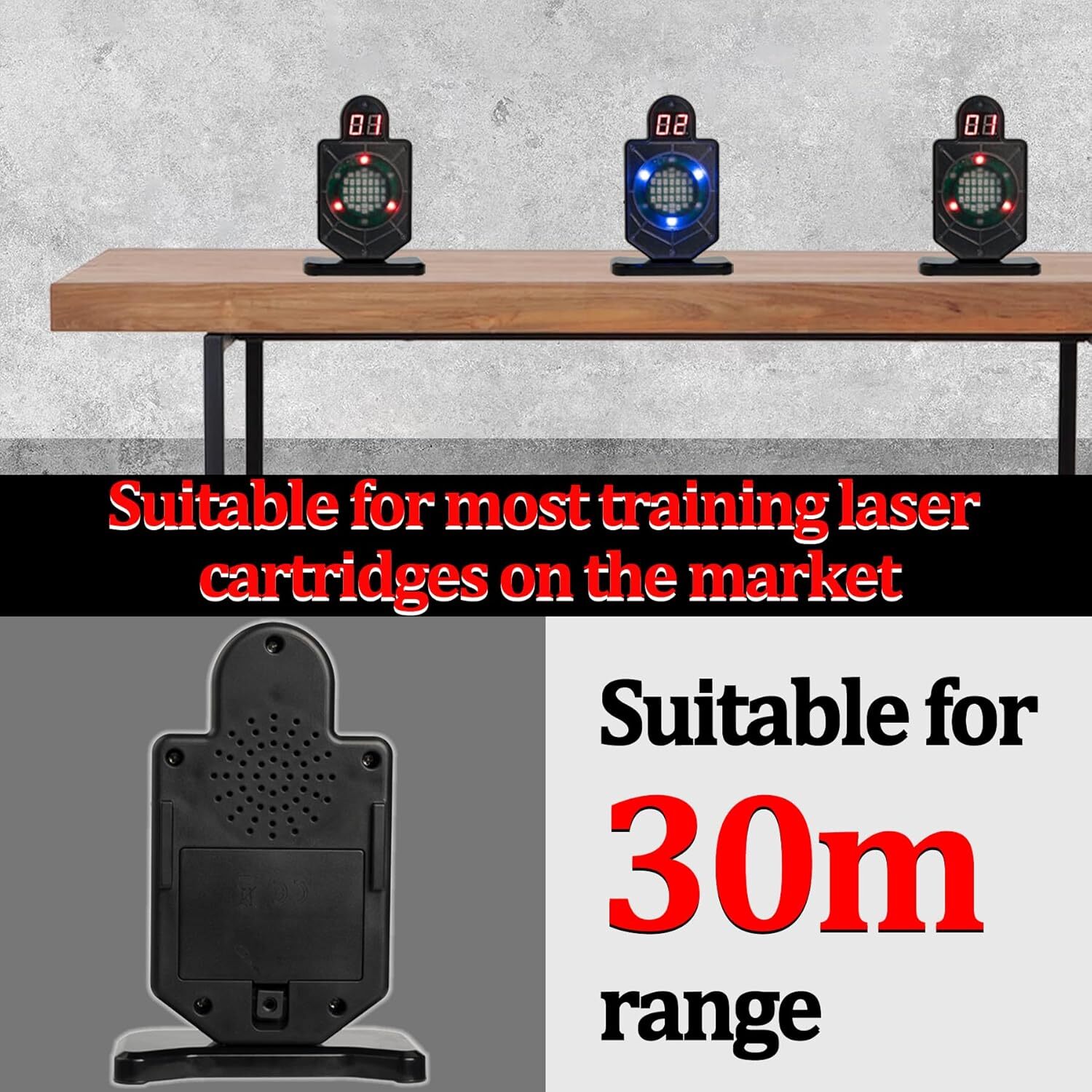 Laser Training System for Dry Fire Practice&Electronic Laser Trainer Target US