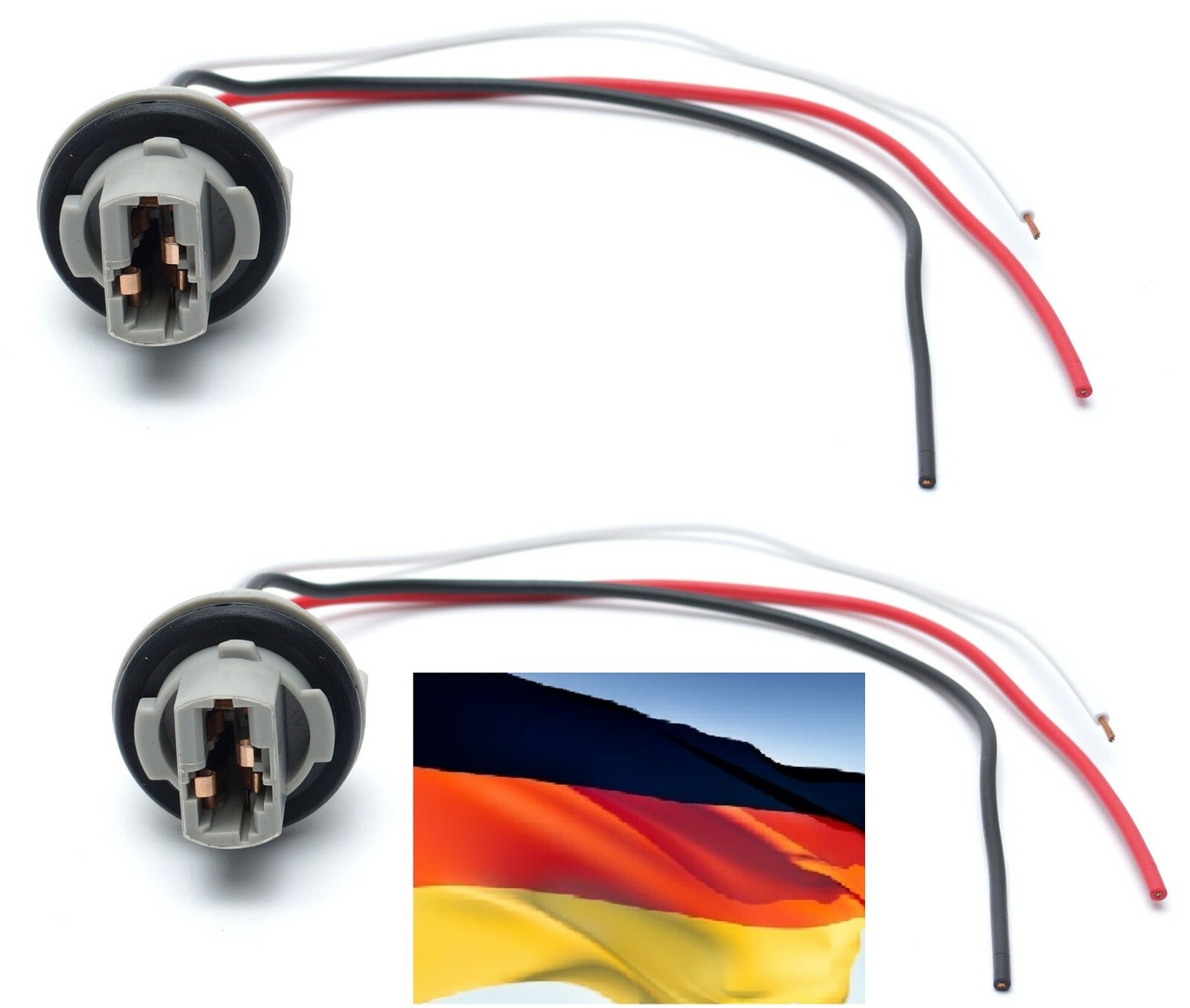Flosser Pigtail Wire 2644 Female Socket 7443 Two Harness Rear Turn Signal Lamp