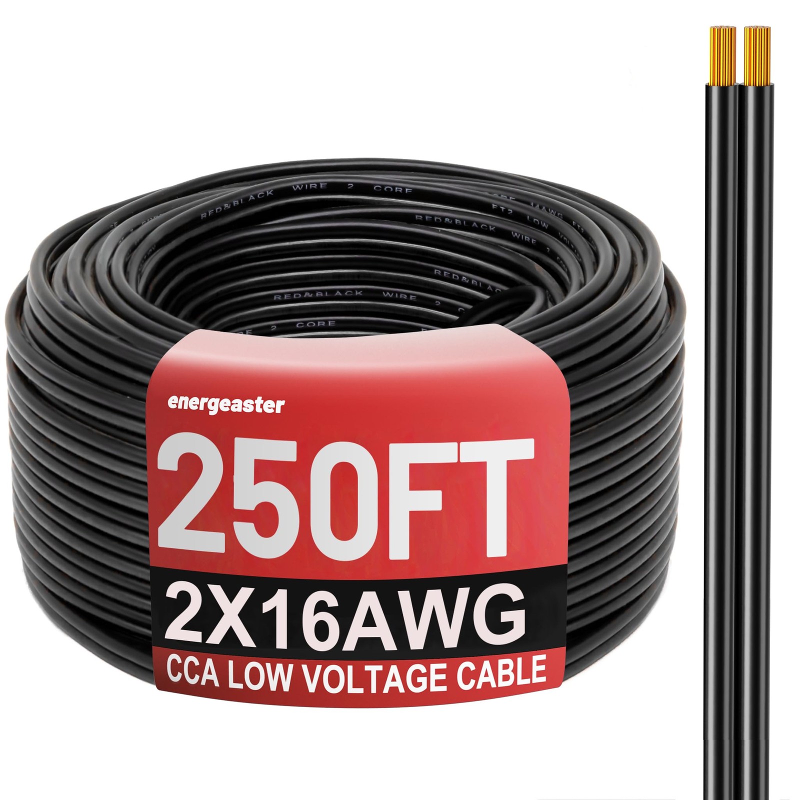 250FT 2x16AWG Low Voltage Landscape Wire Conductors 16 Gauge Landscape
