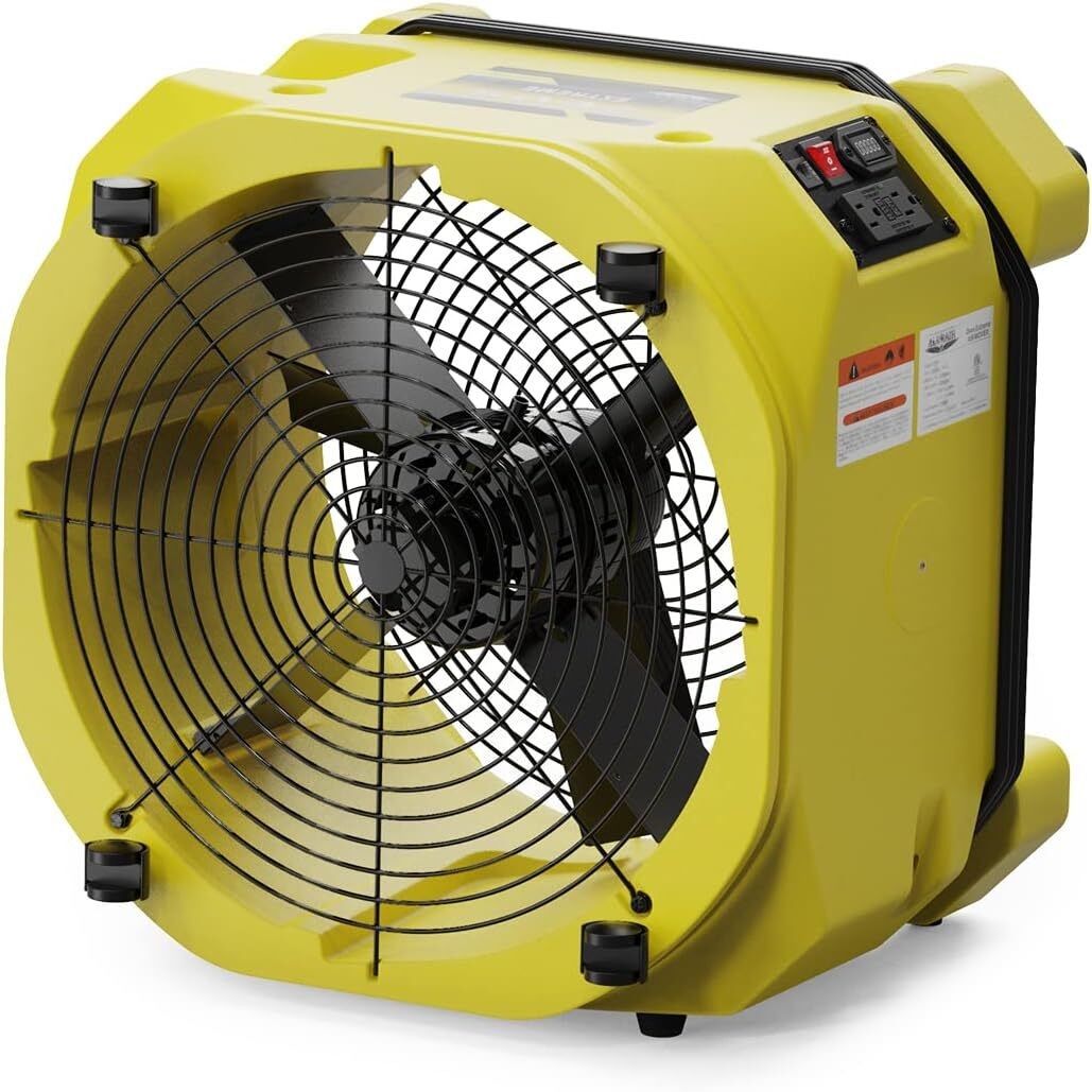 ALORAIR Air Mover 3000 CFM Axial Fan Floor Dryer Stackable, Daisy Chain