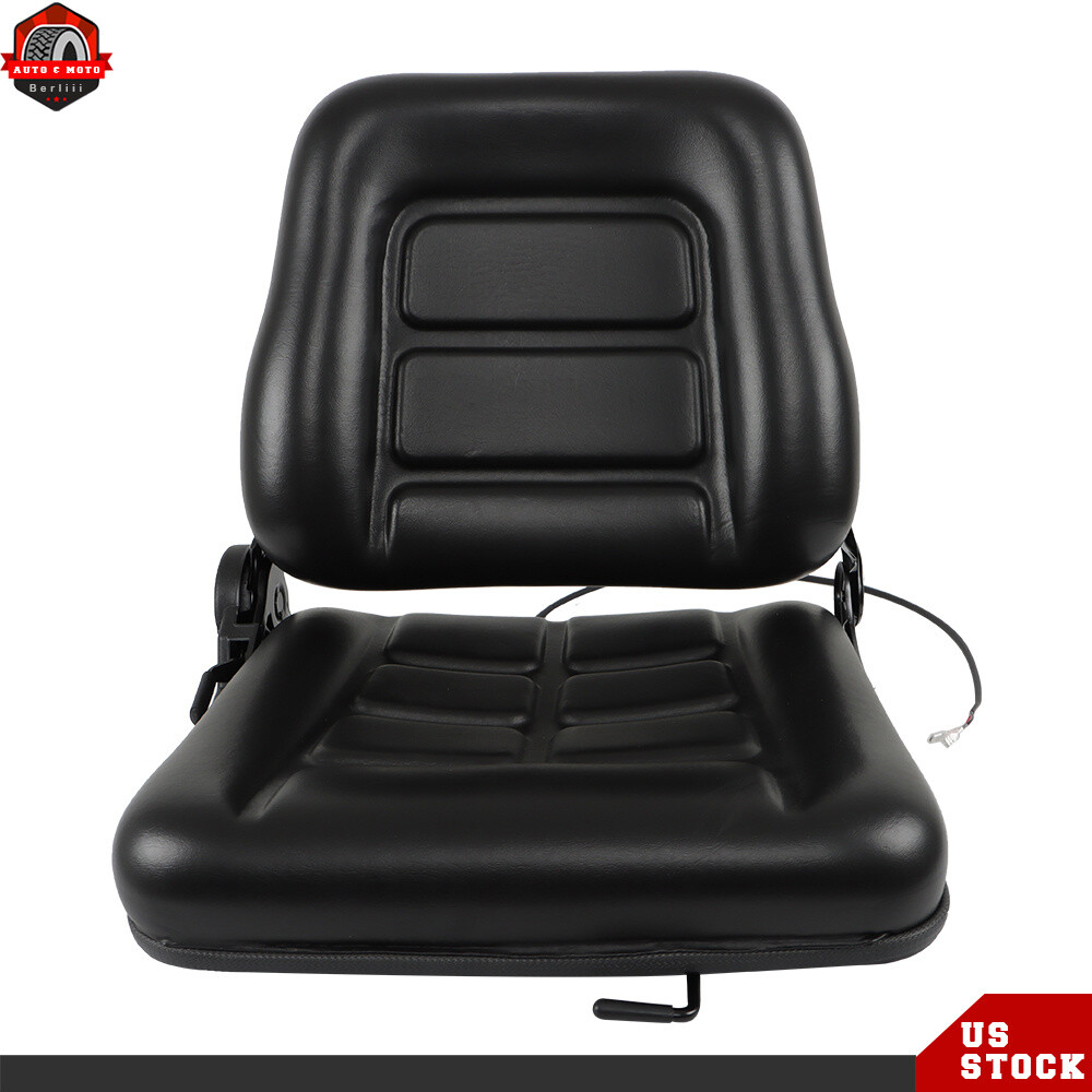 Universal Fold Down Forklift Seat FOR CLARK CAT HYSTER YALE TOYOTA MITSUBISHI