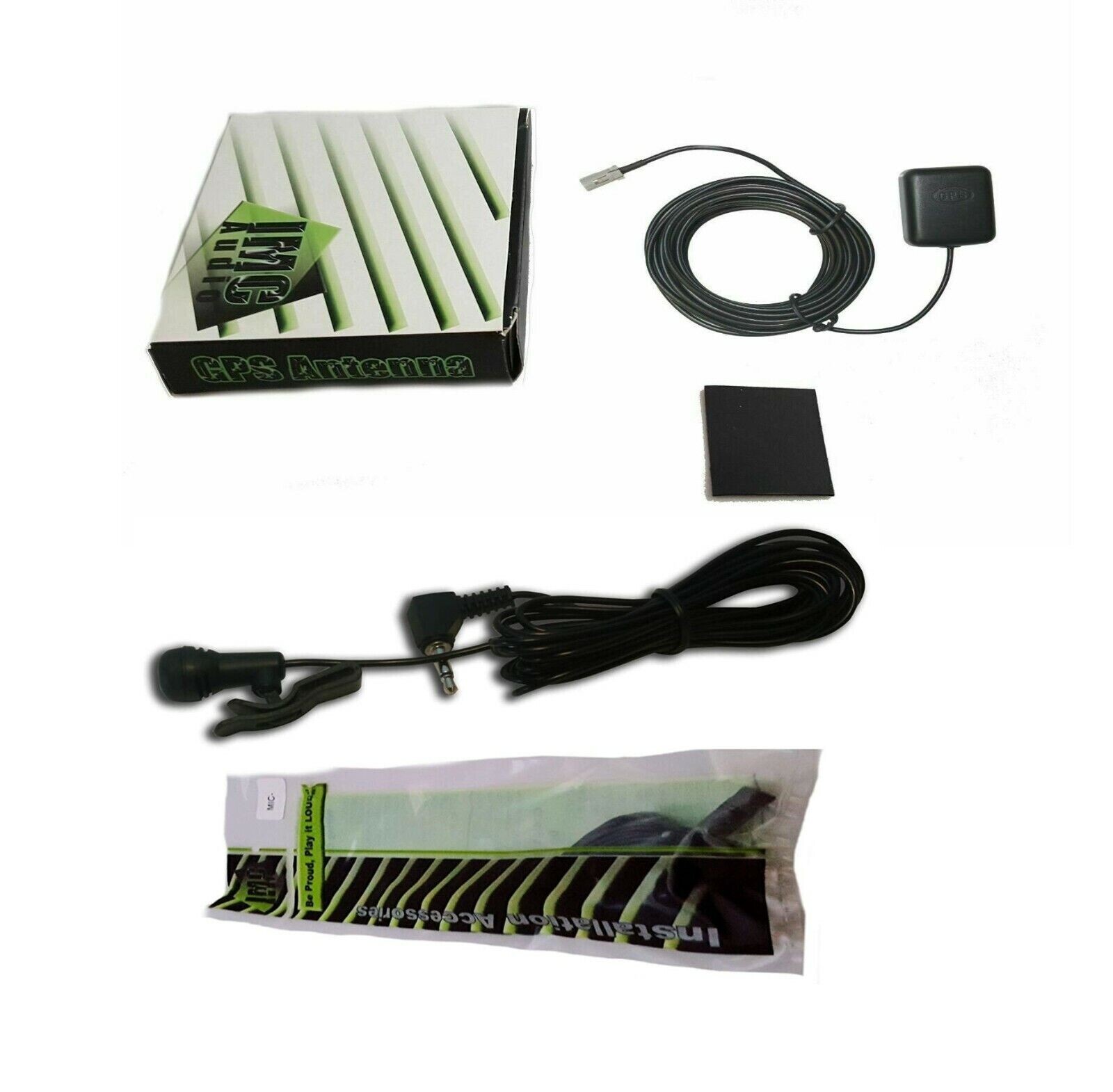 GPS Antenna and Microphone for Alpine X009RAM X009-RAM X009GM X009-GM X008U