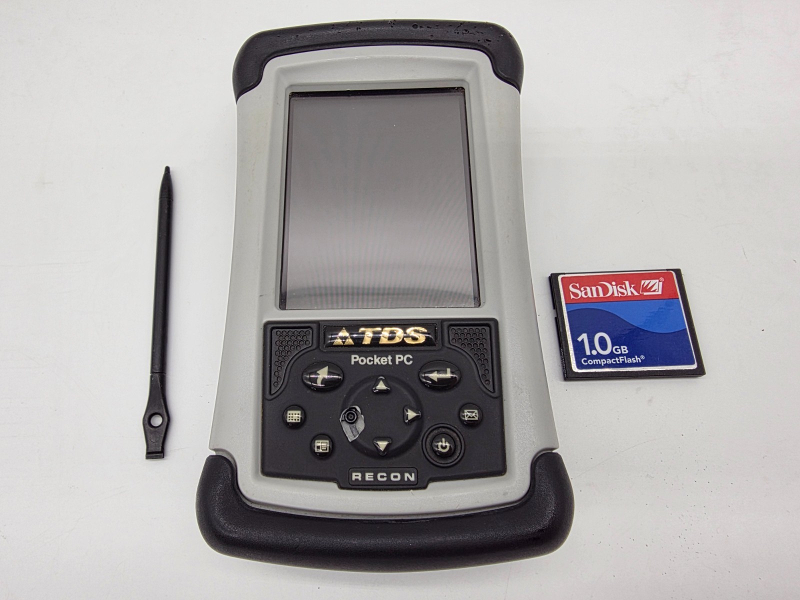 TDS Recon Pocket PC N324 Data Collect GPS Survey Battery Memory Stylus Untested