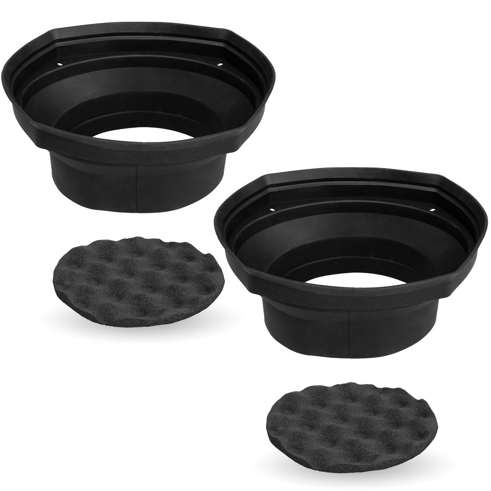 Open Box, Great - NVX XBAF68 2 Piece Universal 6x8” Silicone Speaker Baffles