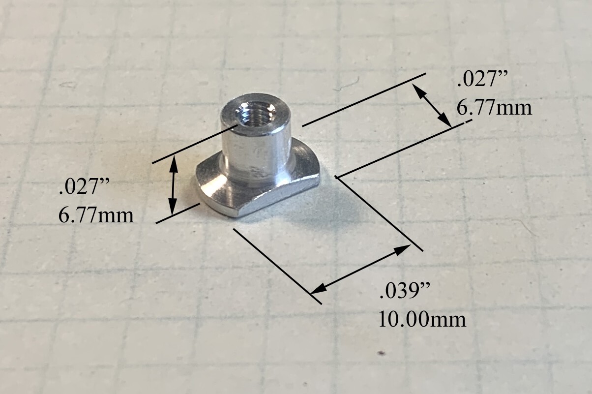 4 NEW 4-40 nuts mainly used for C/L combat