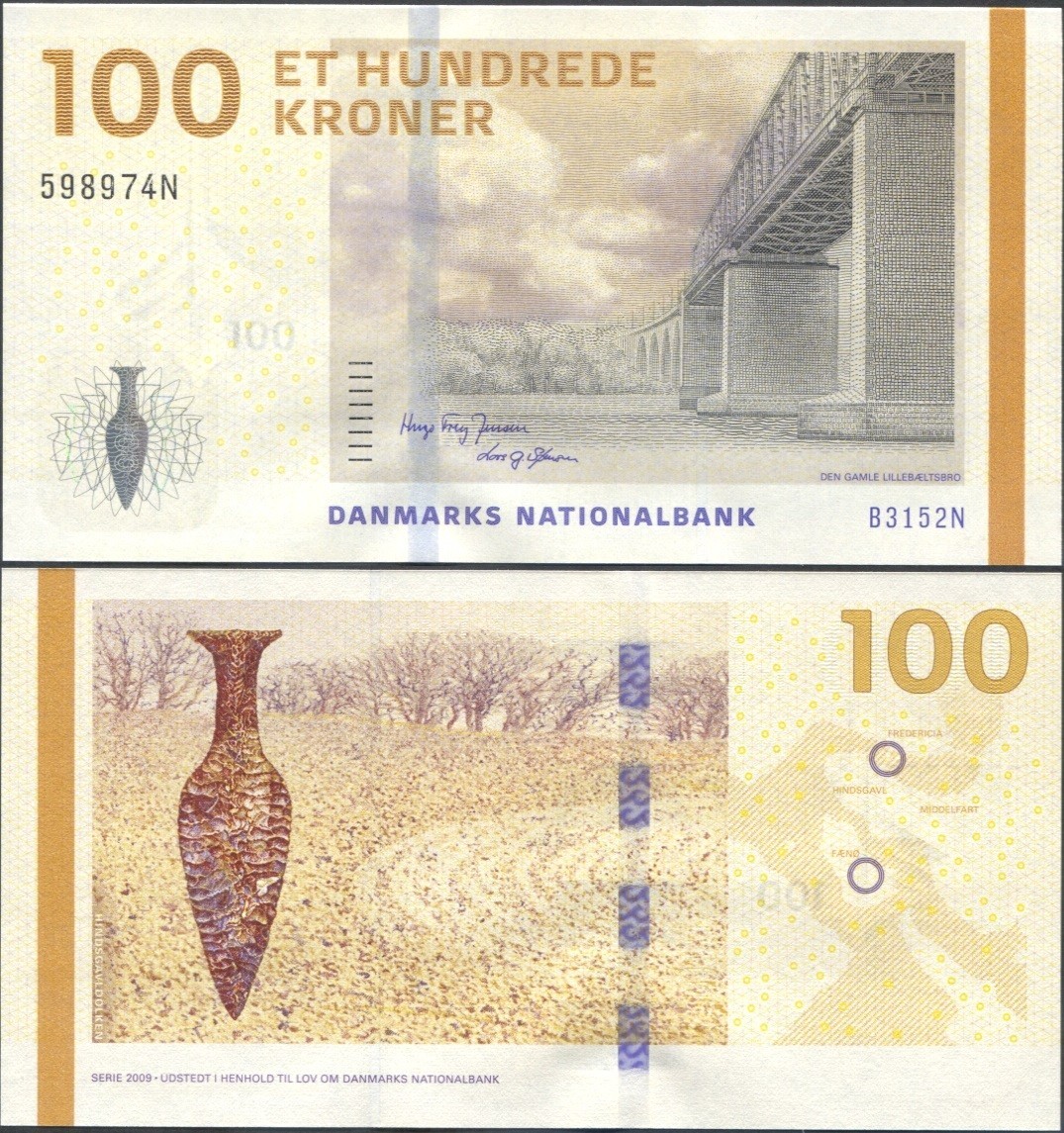 Denmark 100 Kroner 2015 (P-66d) UNC sign. Jensen