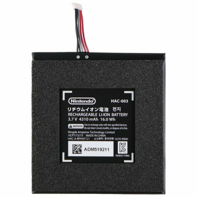 Nintendo OEM Replacement 3.7V (4,310mAh) Switch Console Battery (HAC-003)