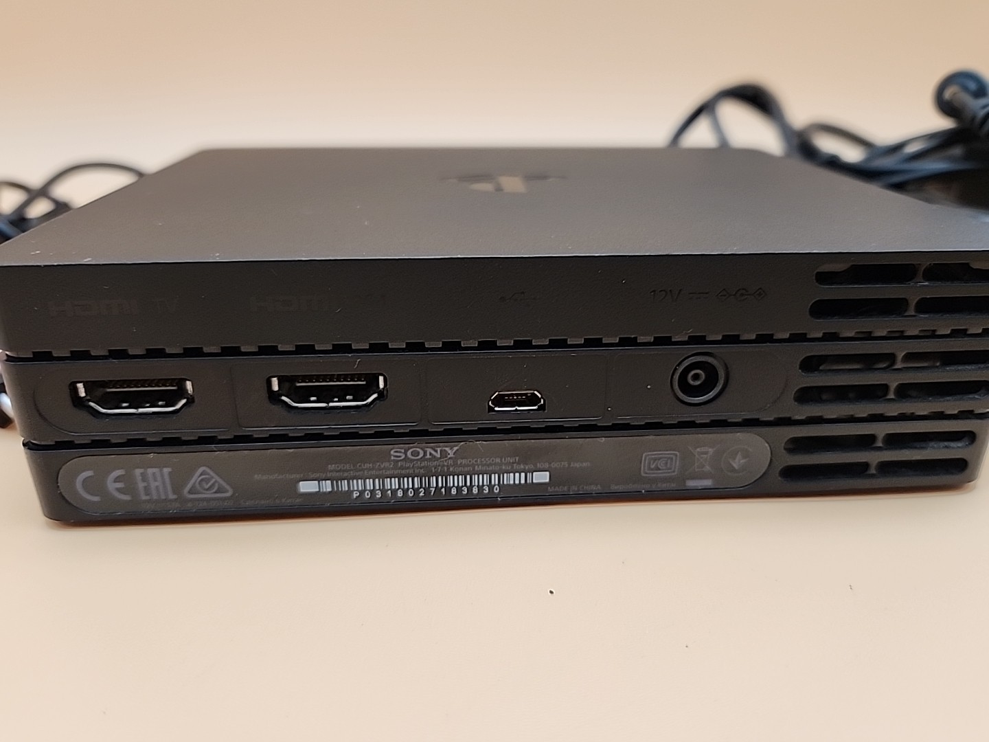 PS4 PlayStation VR CUH-ZVR2 Genuine Processor Unit with Power Supply