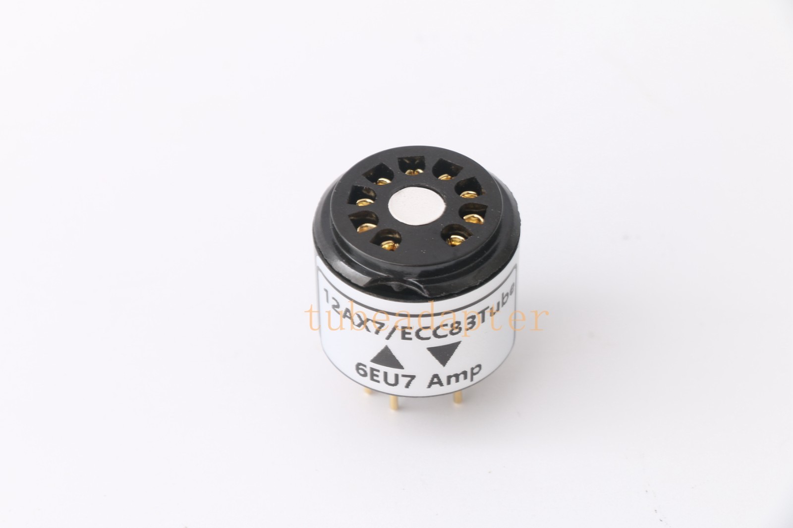 Pair 2pcs 6EU7(amp socket) to 12AX7 ECC83 tube converter adapter