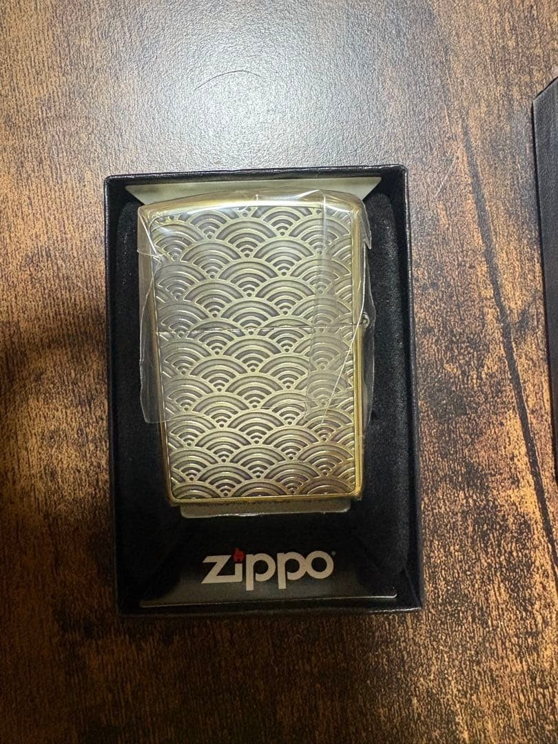 Zippo Lighter dragon wave pattern Made in USA