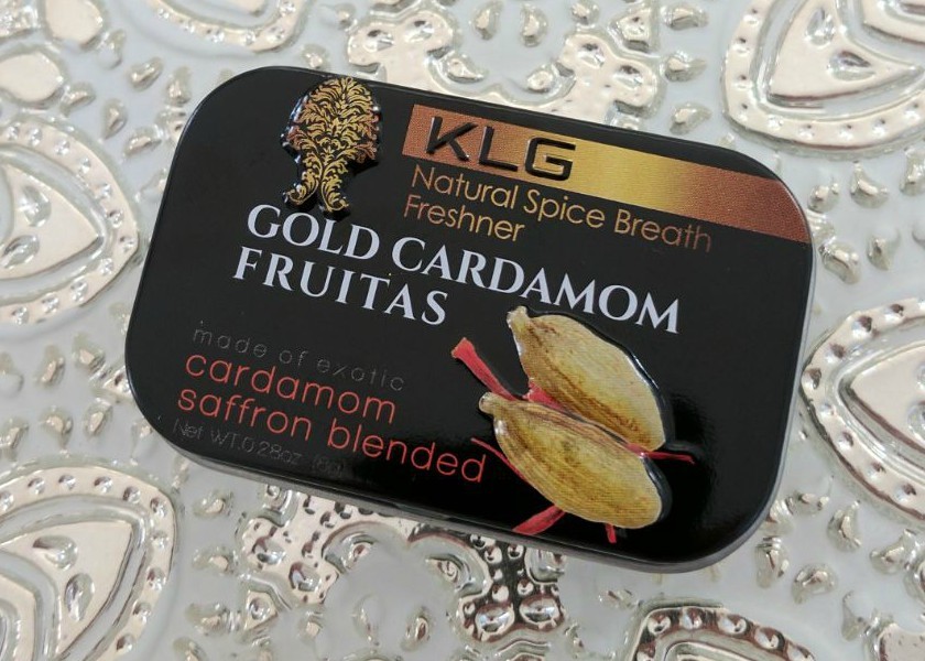 KLG Gold Cardamom Fruitas Natural Spice Breath Freshener and flavor enhancer