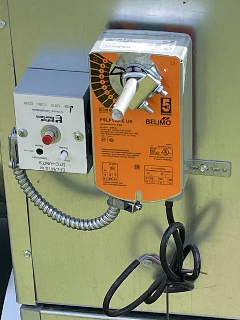 Belimo FSLF120 Spring Return Damper Actuator 120VAC, 50/60Hz W/ Enertech Sensor