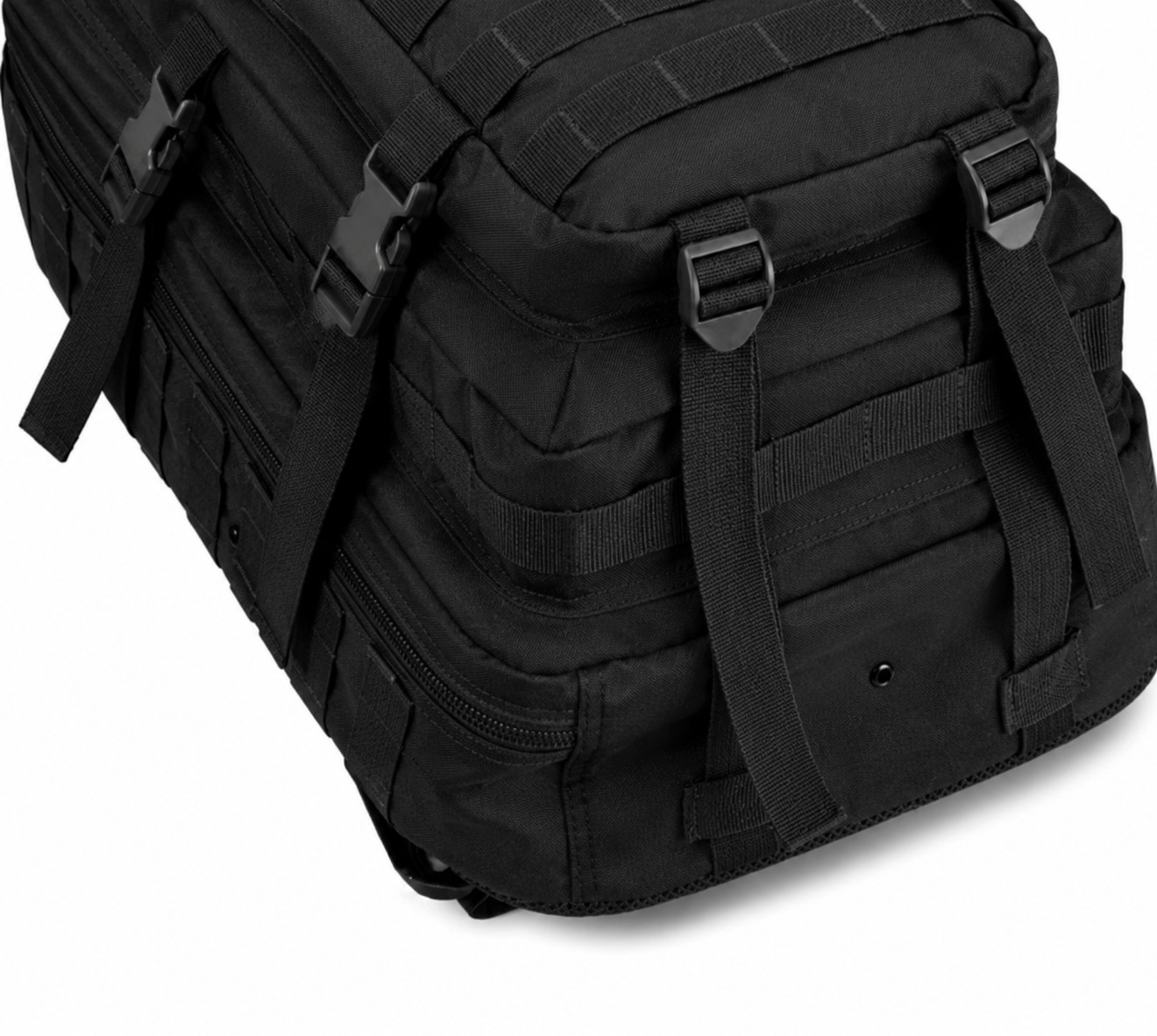 Military Tactical Backpack 40L – MOLLE 3-Day Assault Pack - Black