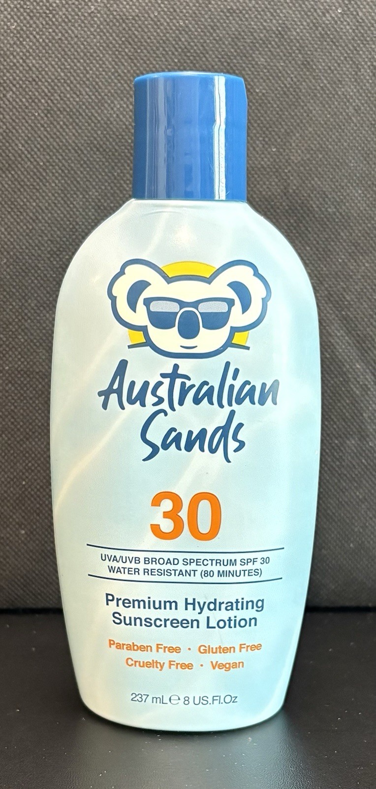 Australian Sands Premium Hydrating Sunscreen Lotion SPF30 237ml/8floz Ships Free