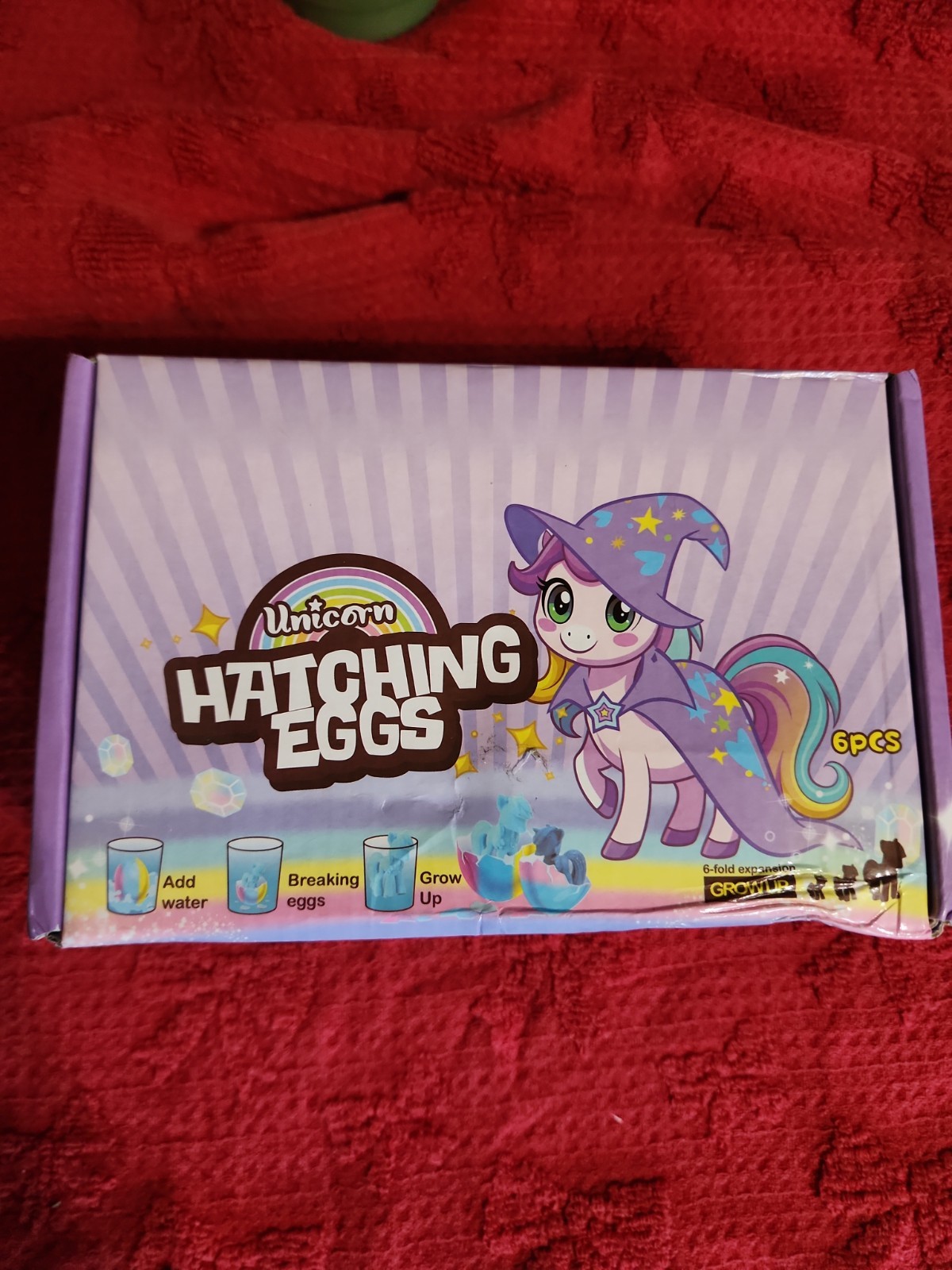 Unicorn Hatching Eggs 6pcs