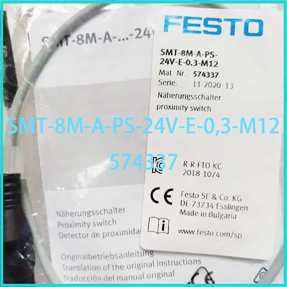 New Festo SMT-8M-A-PS-24V-E-0,3-M12 574337 Proximity sensor Factory wholesale