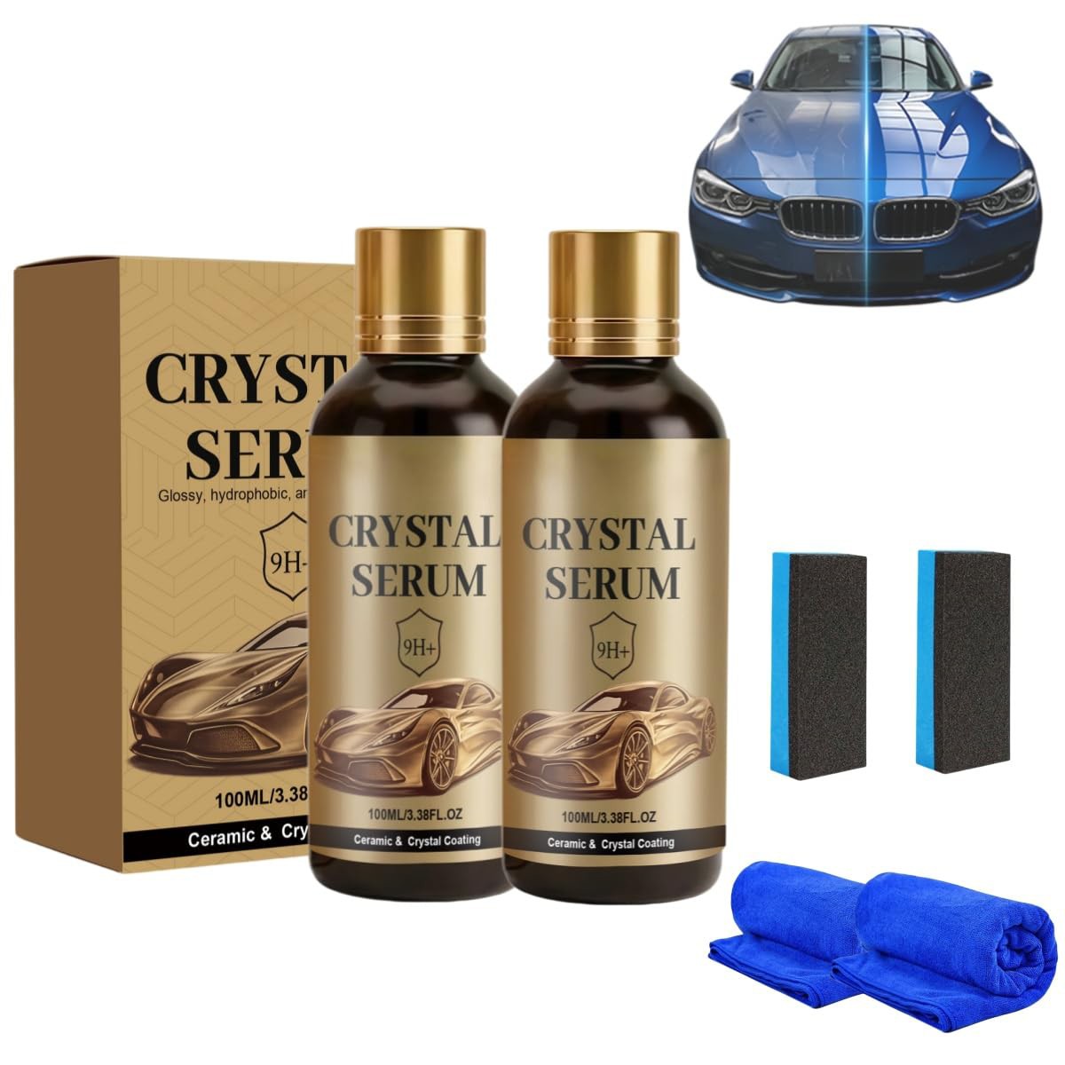 New Crystal Serum – Advanced Graphene Ceramic Coating for Cars 100ML