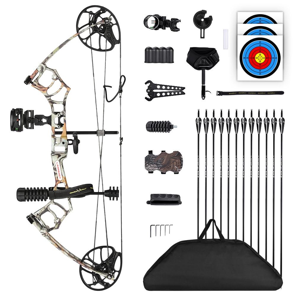 Motion Zeus Compound Bow Package Youth Adultsbeginners And Women22.5-30 Draw