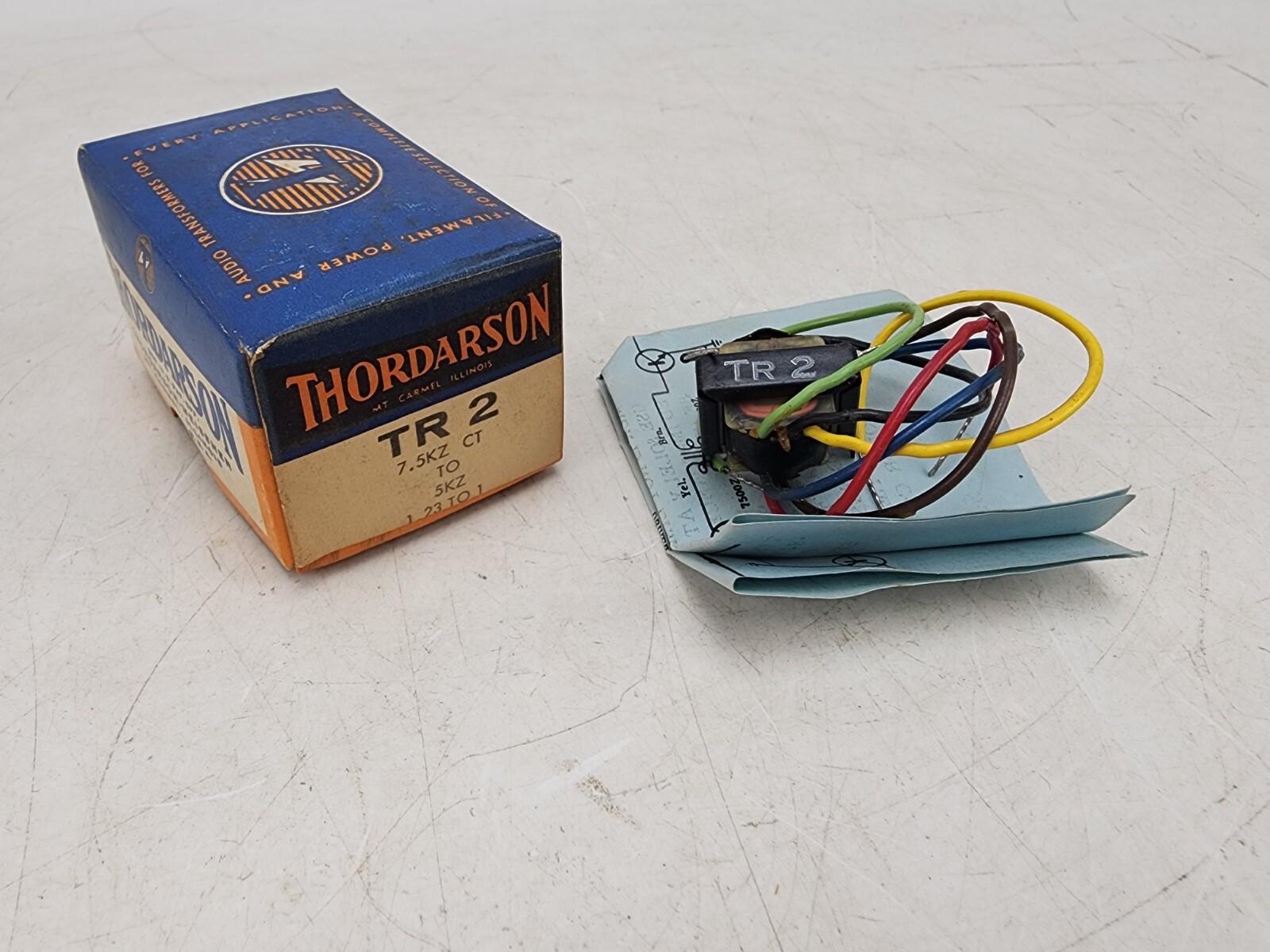 Vintage Thordarson TR-2 Transistor Bridging Driver Interstage Transformer