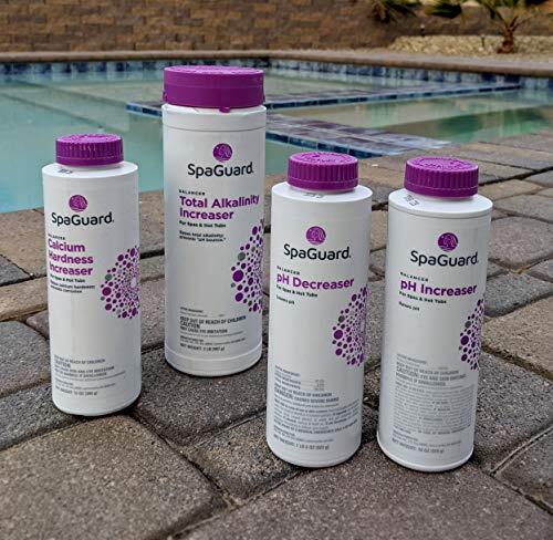 SpaGuard Balancer Bundle (Includes: pH Decreaser, pH Increaser, Alkalinity In...