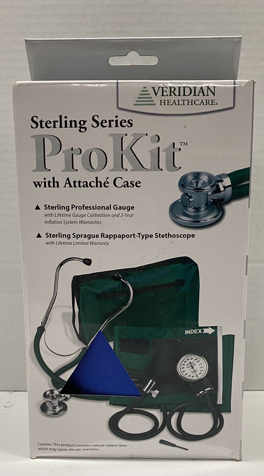 Veridian Healthcare Sterling Series Pro Kit Blue Attache Case. Blood Pressure