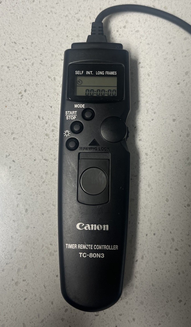 Canon TC-80N3 Wired Timer Remote Control Shutter Release for Camera