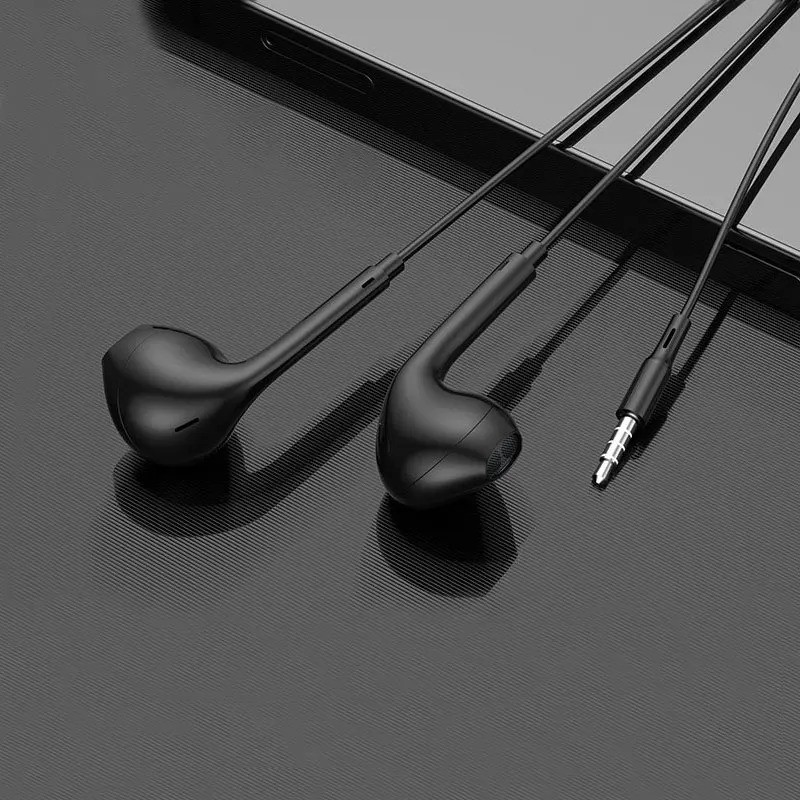 3.5mm Wired Earphones In Ear Headset with Mic Stereo Sports for Samsung Xiaomi