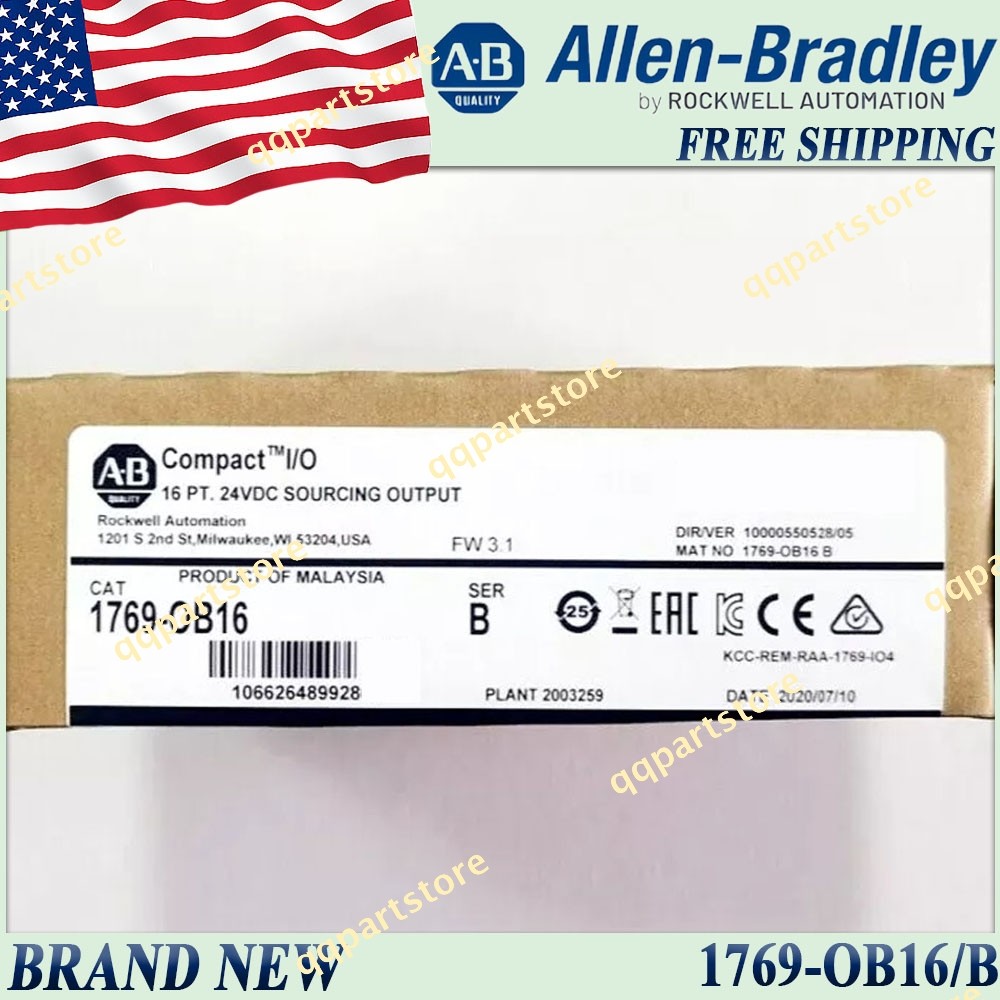 New 1769-OB16/B AB CompactLogix Module 1769OB16 serB US Free Ship 1769 OB16 B
