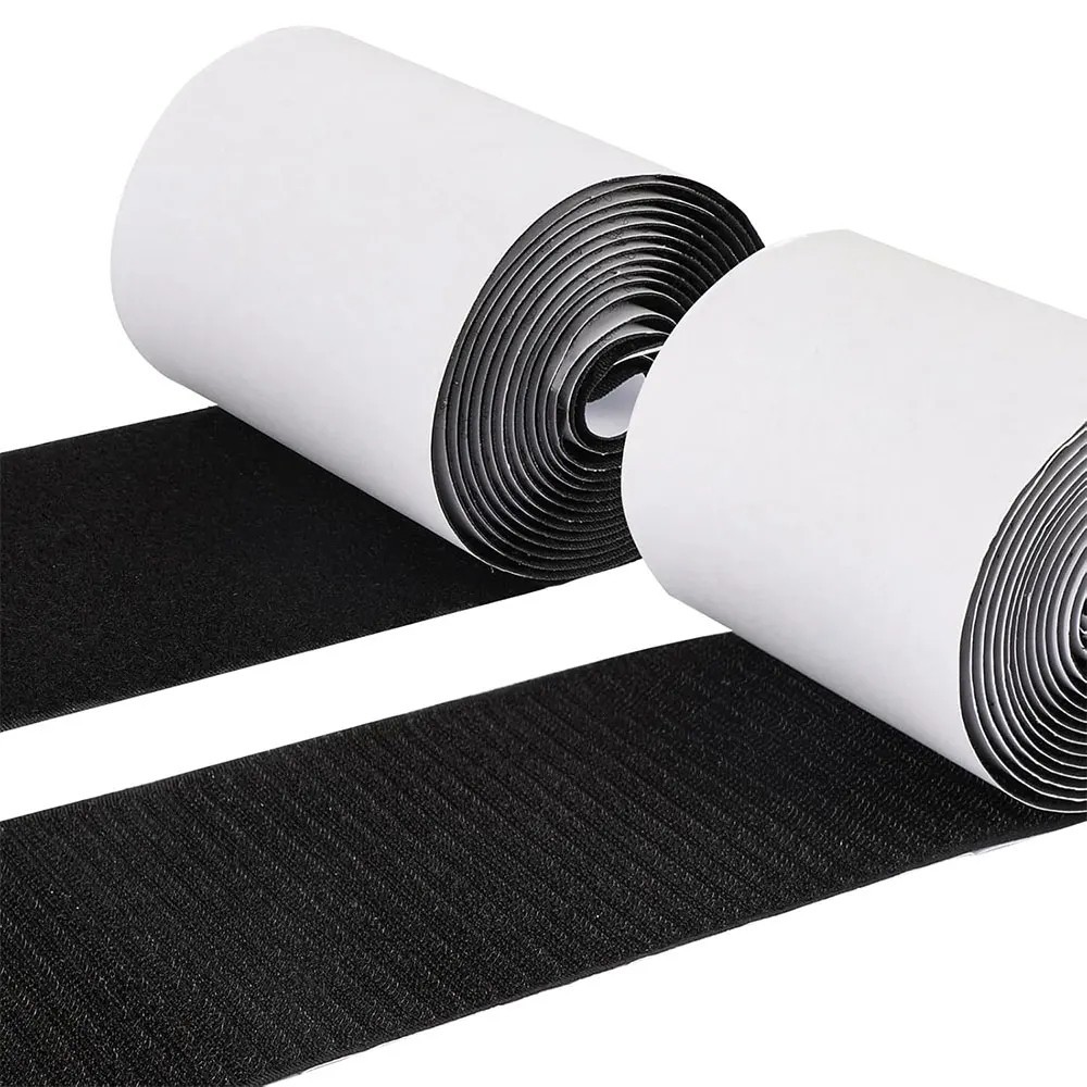 Self Adhesive Hook and Loop Tape Heavy Duty Nylon Strips for Home Office Craft