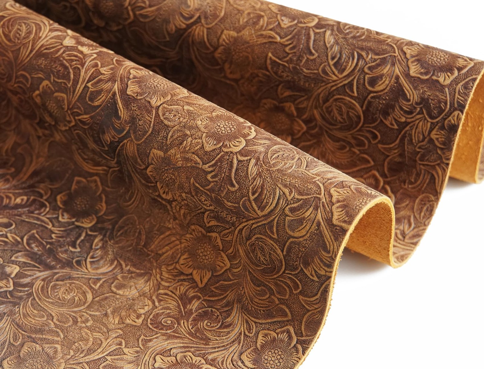 Bump Texture Genuine Leather Sheets Plain Geometric Pattern Printed Leather Shee