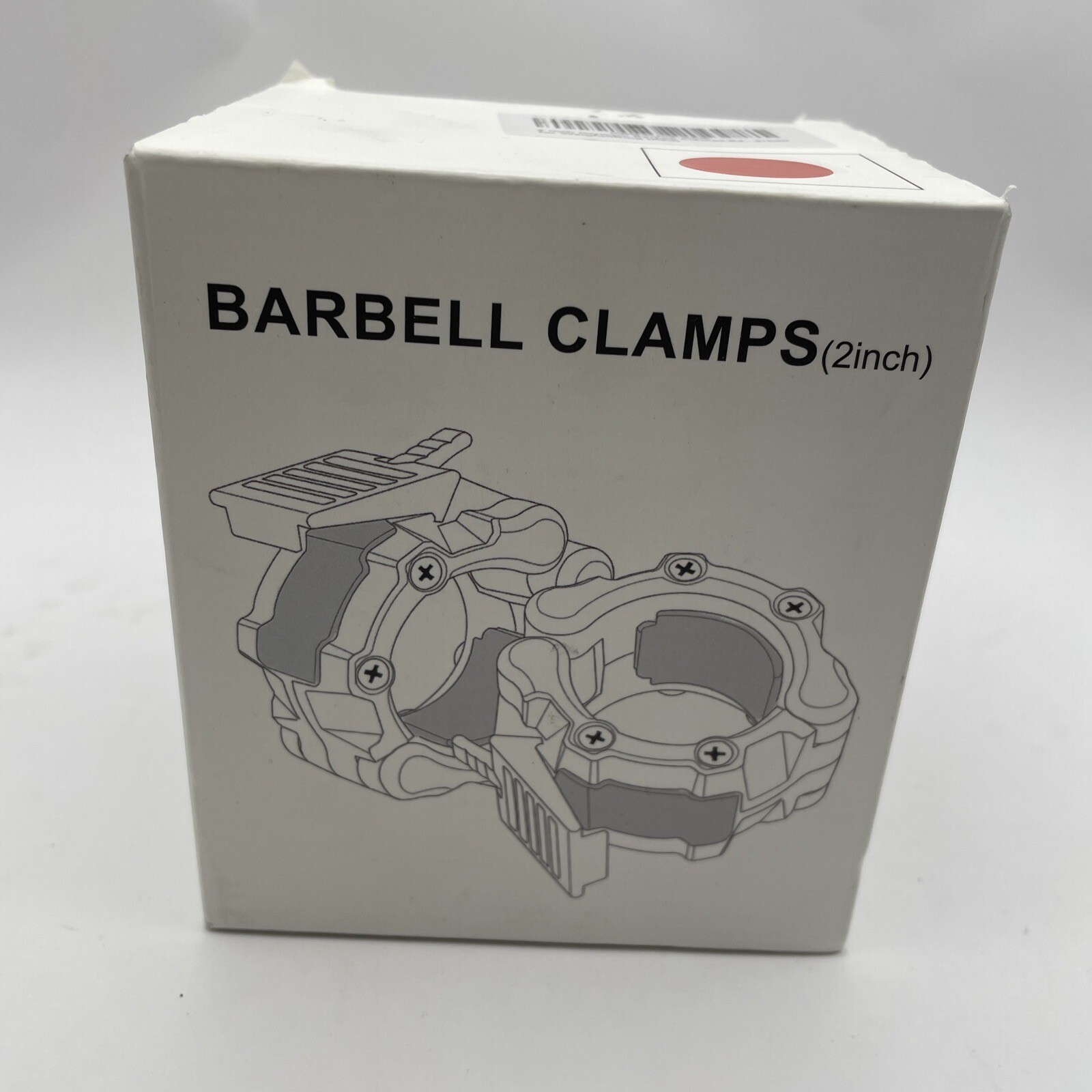 US Olympic 1-2" Inch Barbell Clamps Quick Release Standard Bar Weight Plates