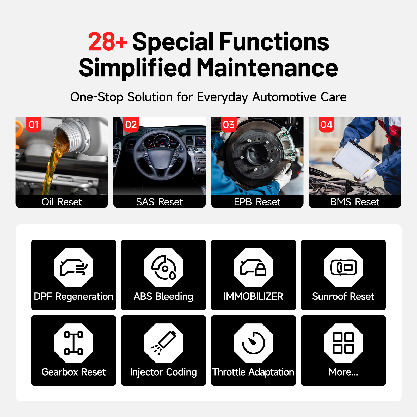 TOPDON AD800BT 2 Auto All System Diagnostic Bidirectional K!ey Coding Scanner
