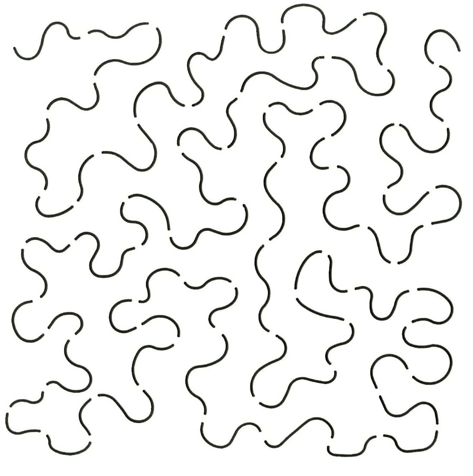 Quilting Stencil Large Stipple Quilt 11" Background Pattern Plastic Templates