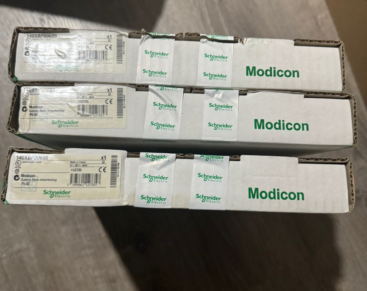 Schneider Electric 140XBP00600 Modicon Quantum backplanes Rack 6 Slot New Sealed