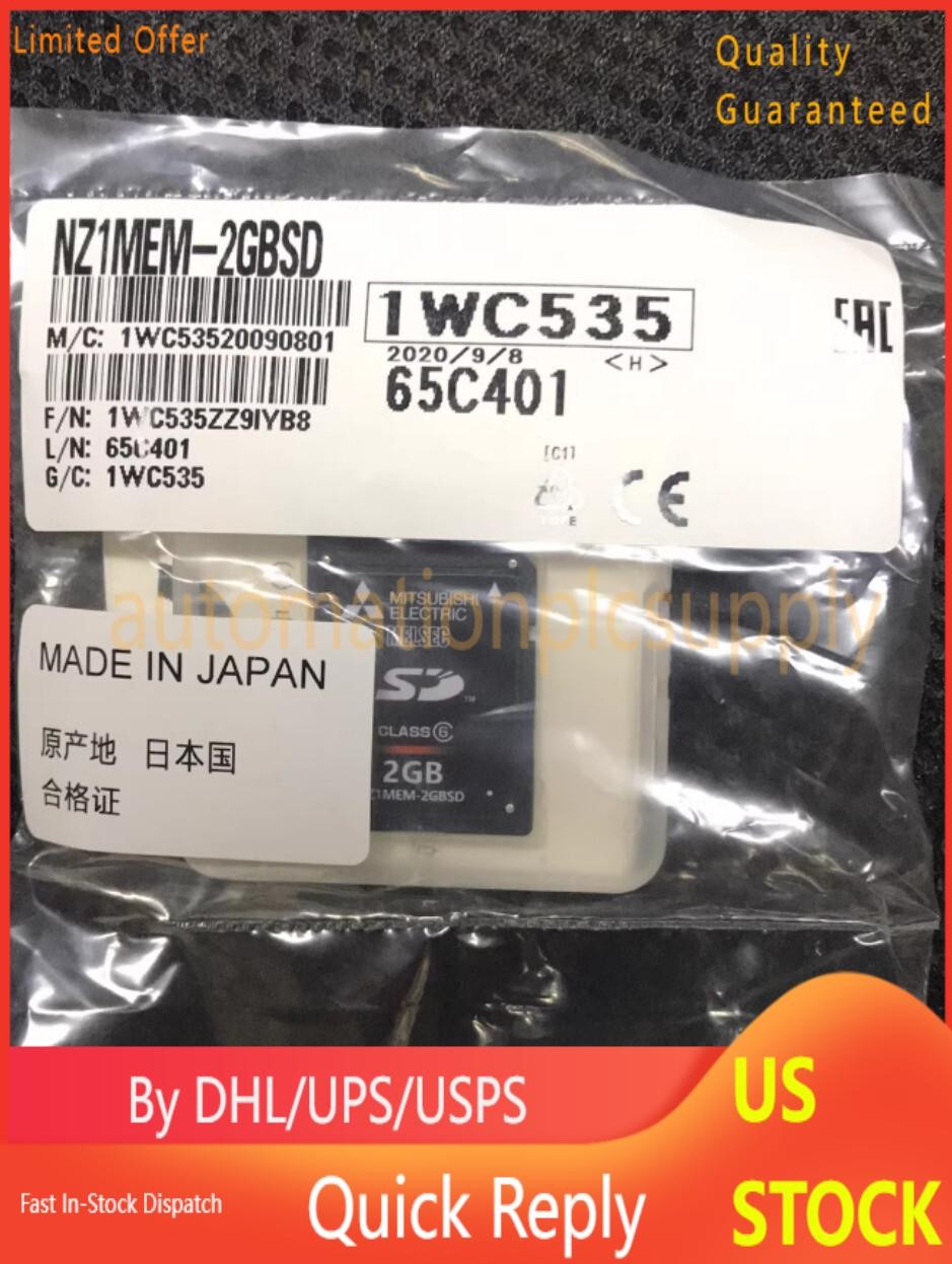 1PC New Mitsubishi NZ1MEM-2GBSD NZ1MEM2GBSD 2GB Memory Card Free Ship #TT