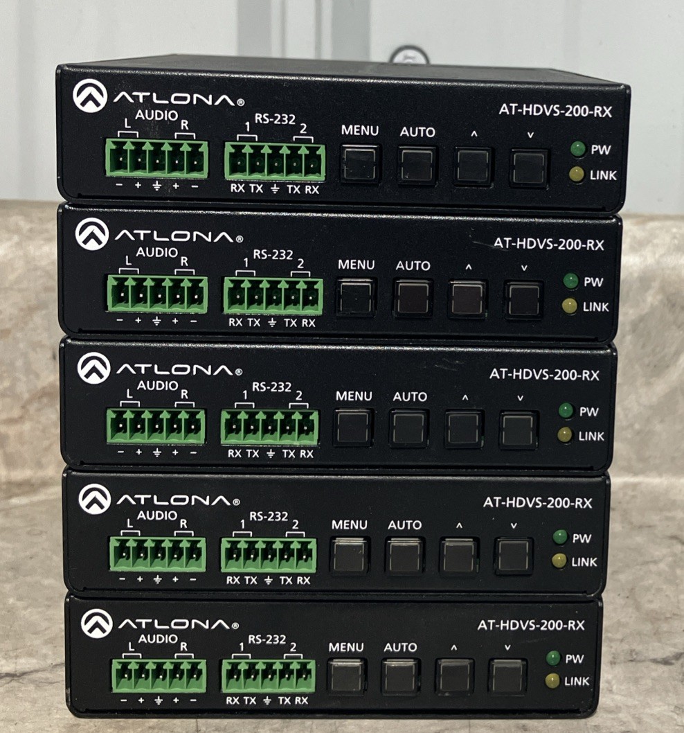 Atlona AT-HDVS-200-RX  HDBaseT receiver - Power On Tested - Lot 5