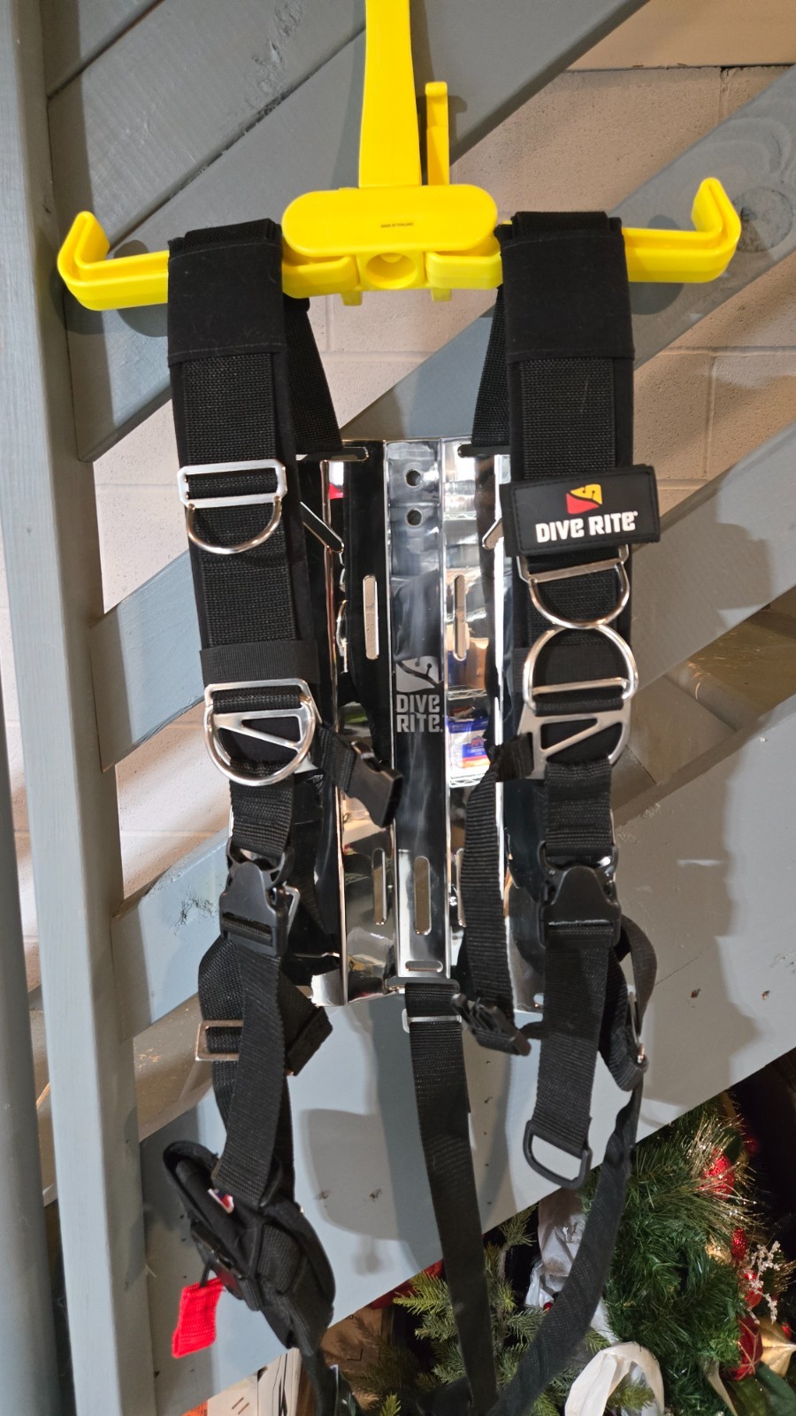 Dive Rite, Wing, BCD, Trans Plate, Large, Stainless Steel XT, STA, RED, Voyager