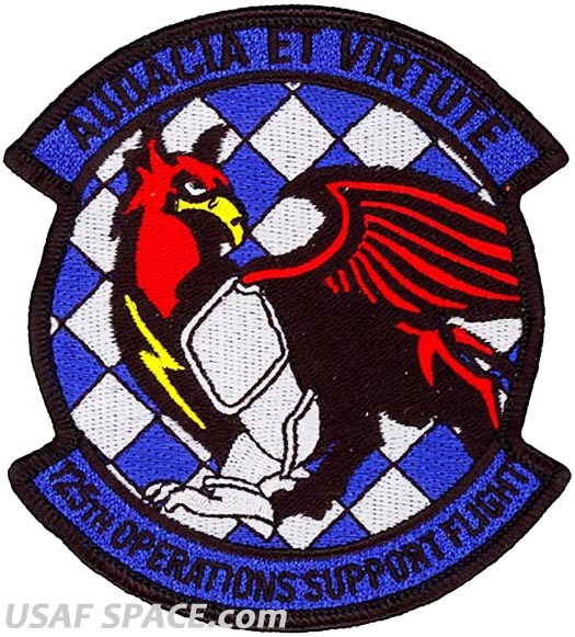 USAF 125th OPERATIONS SUPPORT FLIGHT - Jacksonville ANGB, FL- ORIGINAL VEL PATCH