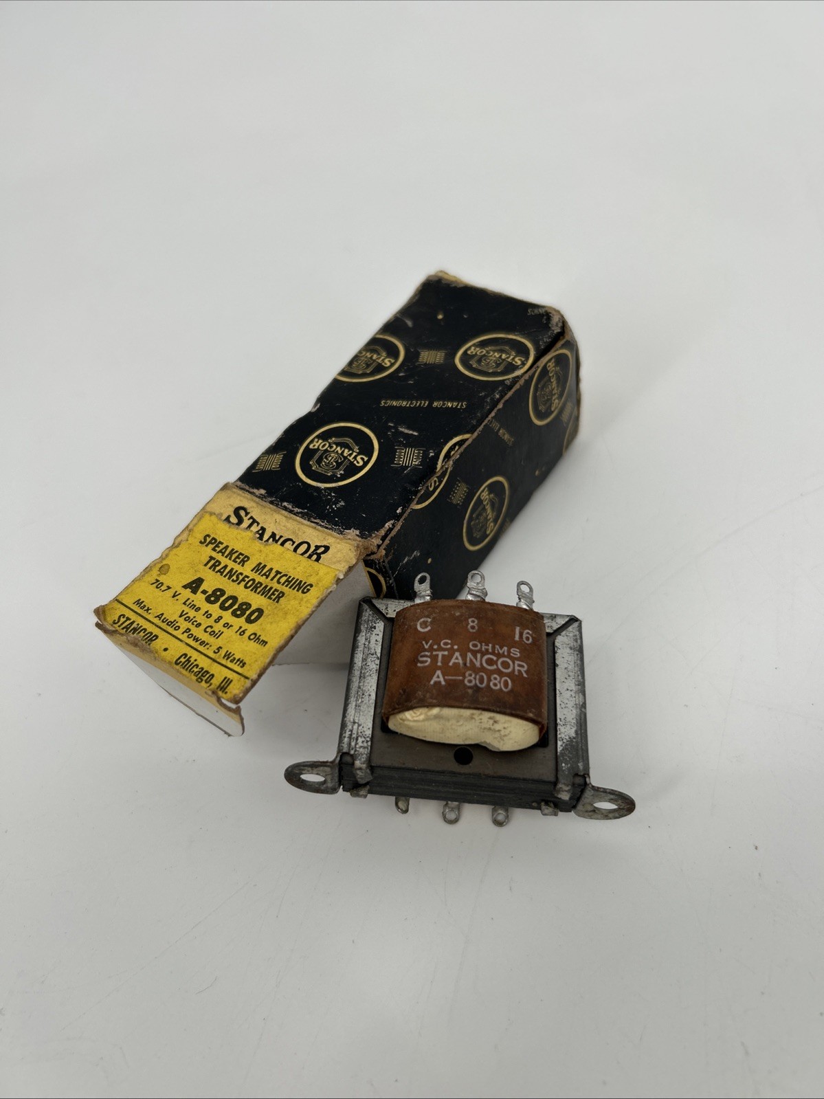 Stancor A-8080 Speaker Matching Transformer NOS 70.7 V Line NOS/NIB
