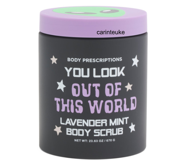 BODY PRESCRIPTIONS “Out Of This World” Lavender Mint Body Scrub – 23.63 oz