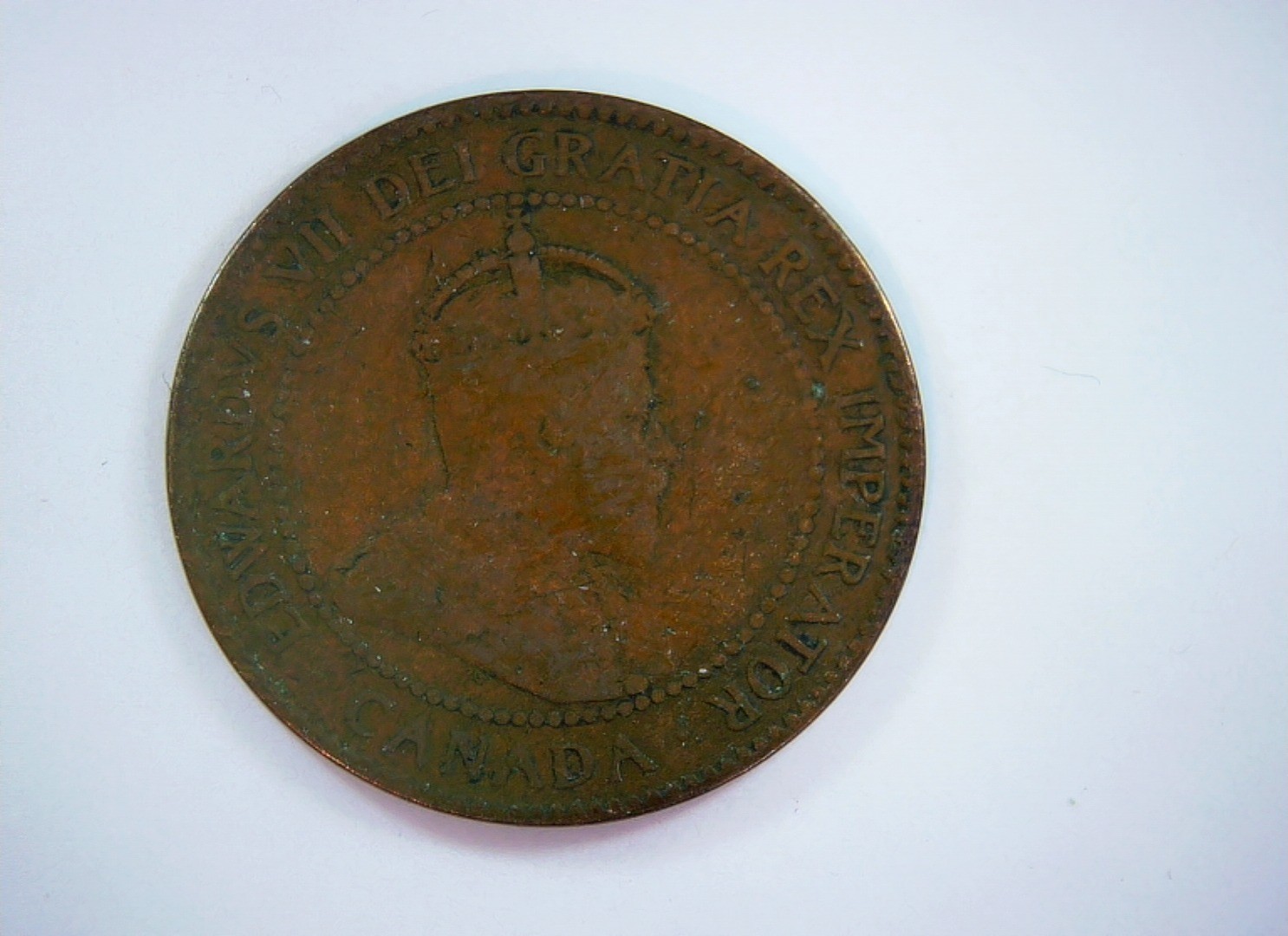 Canada 1905 1 Cent Edward VII large cent Coin