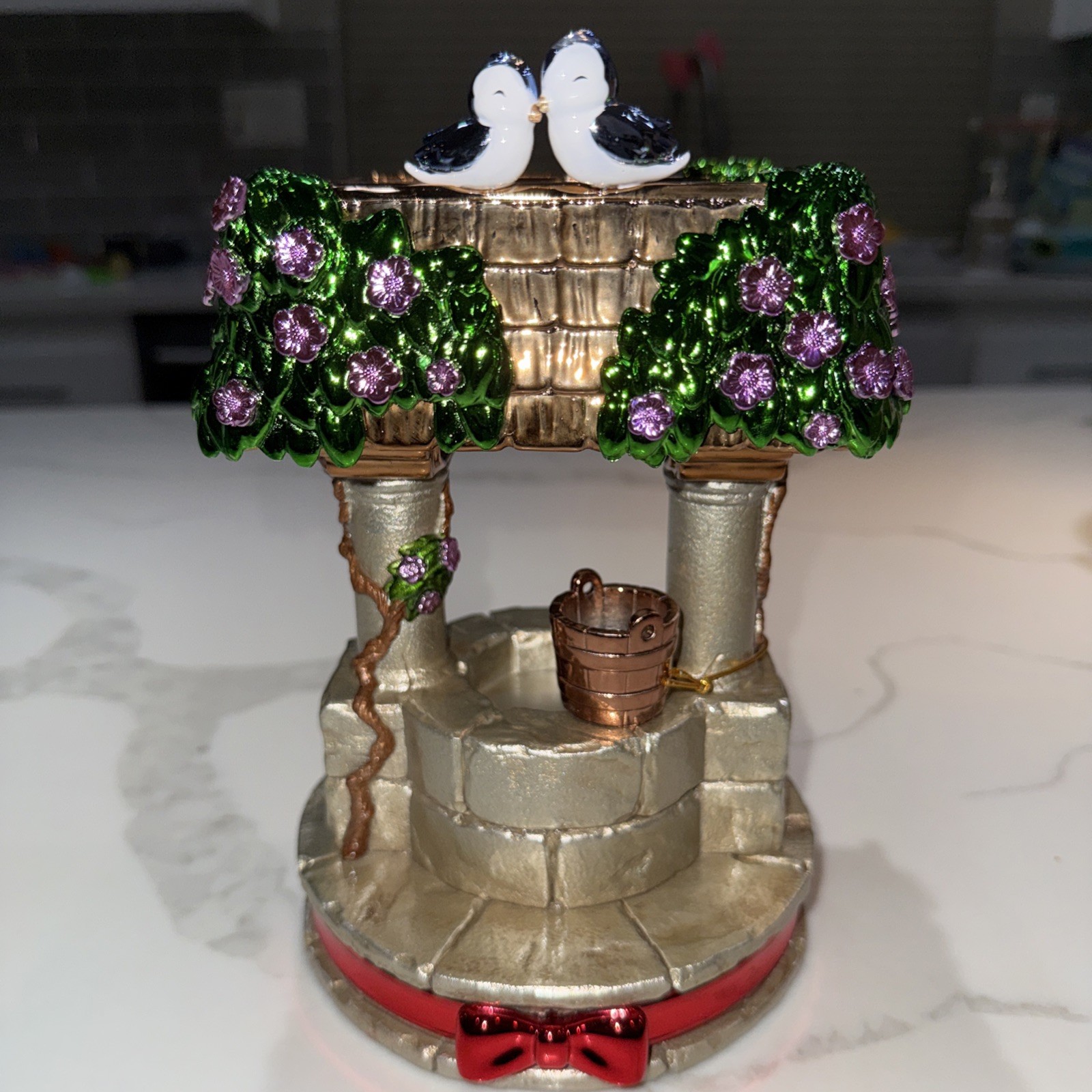 Disney Bath & Body Works Princess Snow White Well Pedestal Candle Holder NWT NIB
