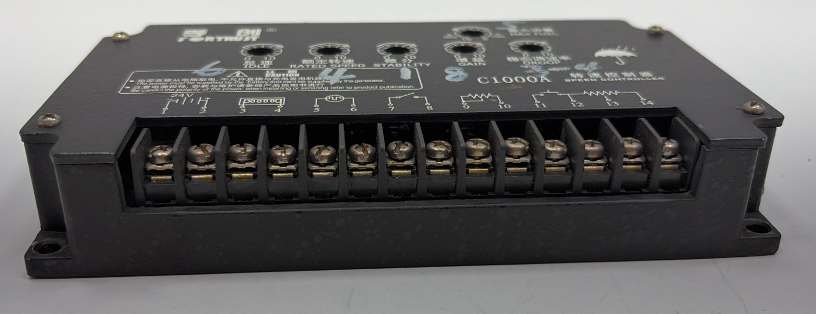 Fortrust C1000A SPEED CONTROLLER UNIT Mfg. No. FD1128788 VOLTAGE DC 24V
